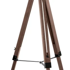 EGLO Lantada Vloerlamp - E27 - 143 cm - Noten/Taupe
