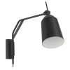 EGLO Loreto Wandlamp - E27 - 67 cm - Zwart/Wit
