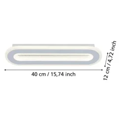 EGLO Macchioni Wandlamp - LED - Kunststof - Wit