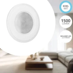 EGLO Macchioni Wandlamp - LED - Kunststof - Wit