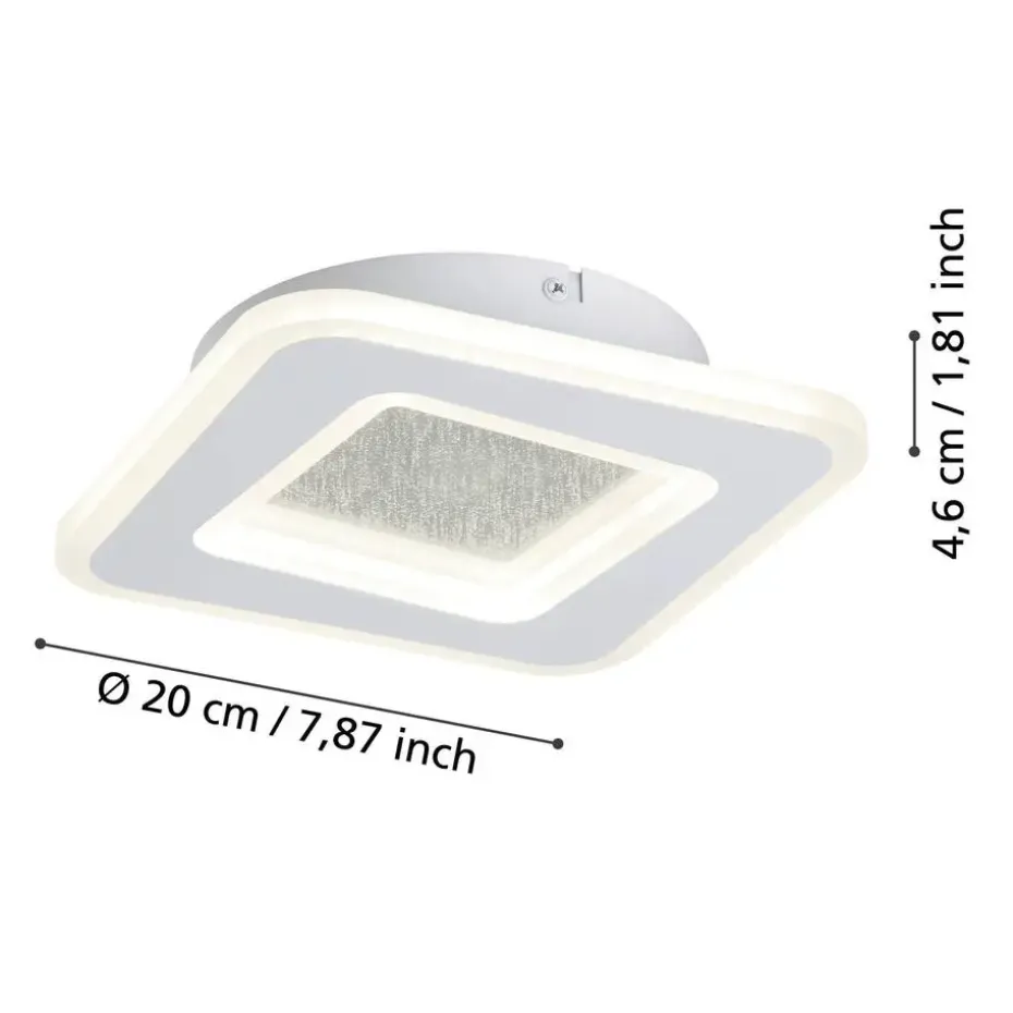 EGLO Macchioni Wandlamp - LED - Kunststof - Wit