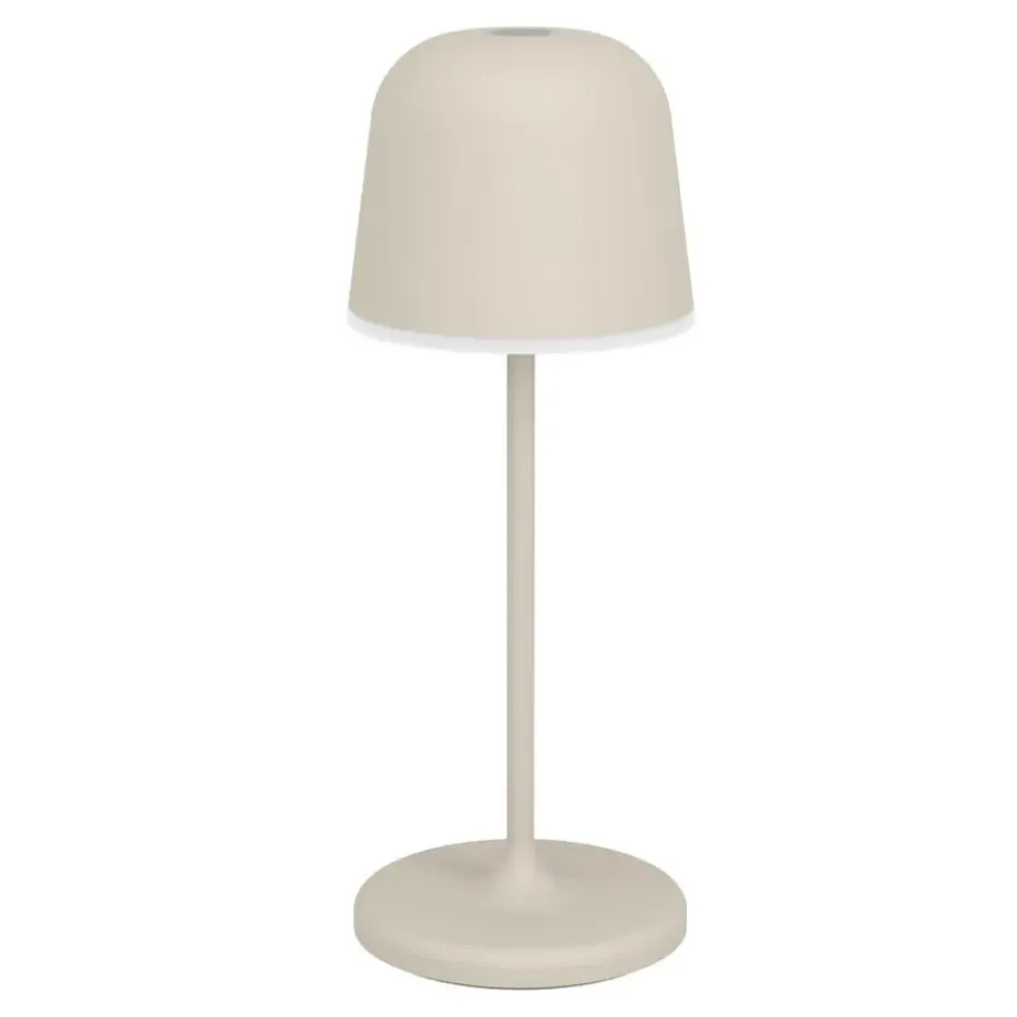 EGLO Mannera-S Tafellamp/Priklamp - USB-C - H 20 cm - Zand