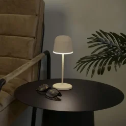 EGLO Mannera-S Tafellamp/Priklamp - USB-C - H 20 cm - Zand