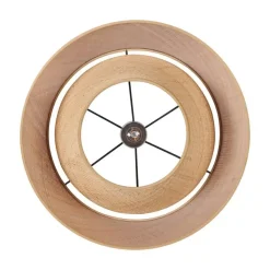 EGLO Marford Hanglamp - E27 - Ø 50 cm - Zwart/Natuur/Raffia