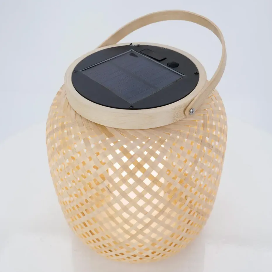 EGLO Marliano Solar Tafellamp - 24 cm - Bruin/Zwart/Wit