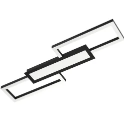 EGLO Monirote Plafonnière - LED - 78 cm - Zwart