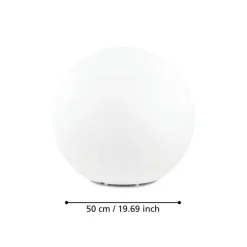 EGLO Monterolo Staande lamp - E27 - Ø 48 cm - Wit