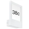 EGLO Monteros Wandlamp - E27 - Aluminium/Kunststof/Glas - Wit
