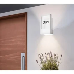 EGLO Monteros Wandlamp - E27 - Aluminium/Kunststof/Glas - Wit