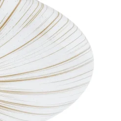 EGLO Nieves 1 Plafond- en Wandlamp - LED - Ø 51 cm - Wit/Goud