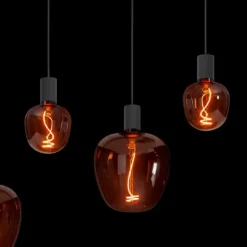 EGLO Nogalte hanglamp - E27 - 130 cm - Rechthoek - Zwart