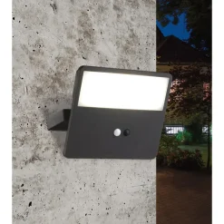 EGLO Panettieri Solar Wandlamp - LED - 17 cm - Zwart