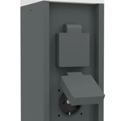 EGLO Park5 Stopcontact Zuil Buiten - E27 - 50 cm - Antraciet/Wit