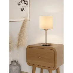 EGLO Pasteri Tafellamp - E27 - 18 cm - Nikkelmat