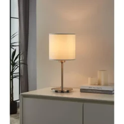 EGLO Pasteri Tafellamp - E27 - 18 cm - Nikkelmat