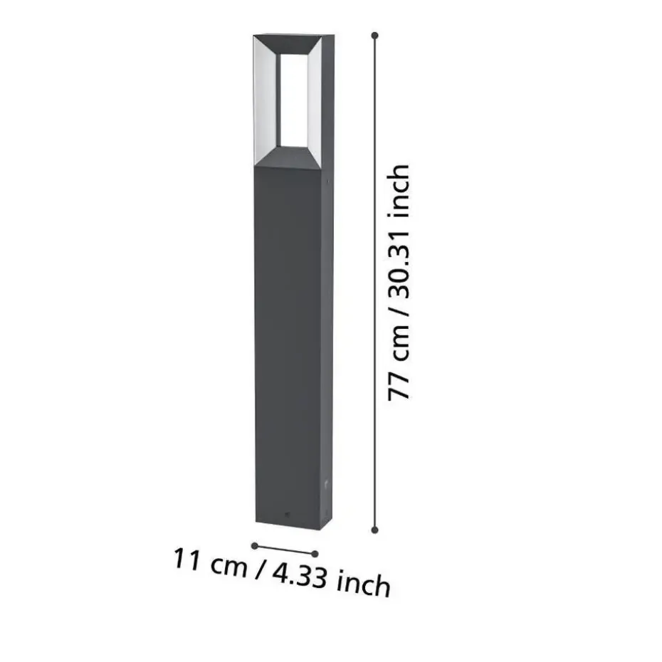 EGLO Riforano Staande lamp - LED - 11 cm - Zwart