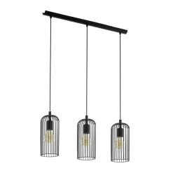 EGLO Roccamena 1 Hanglamp - E27 - 73 cm - Zwart