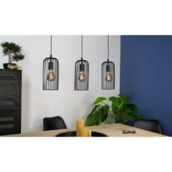 EGLO Roccamena 1 Hanglamp - E27 - 73 cm - Zwart