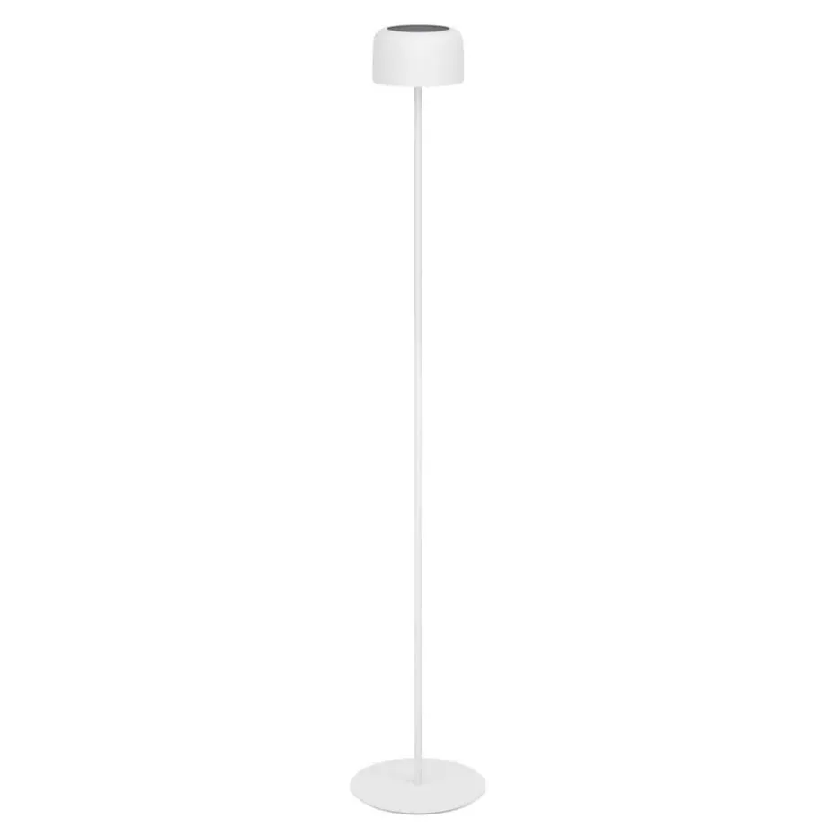 EGLO Roccanova-L Vloerlamp - Solar - 120 cm - Wit - Oplaadbaar