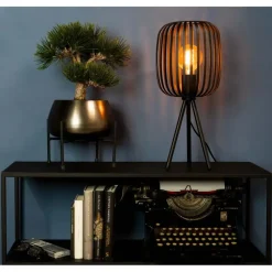 EGLO Romazzina Tafellamp - E27 - Ø 20 cm - Zwart