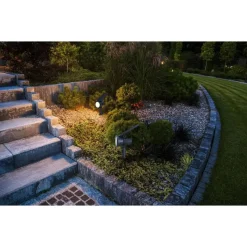 EGLO Sambuco Solar Prikspot - LED - 37,5 cm - Zwart