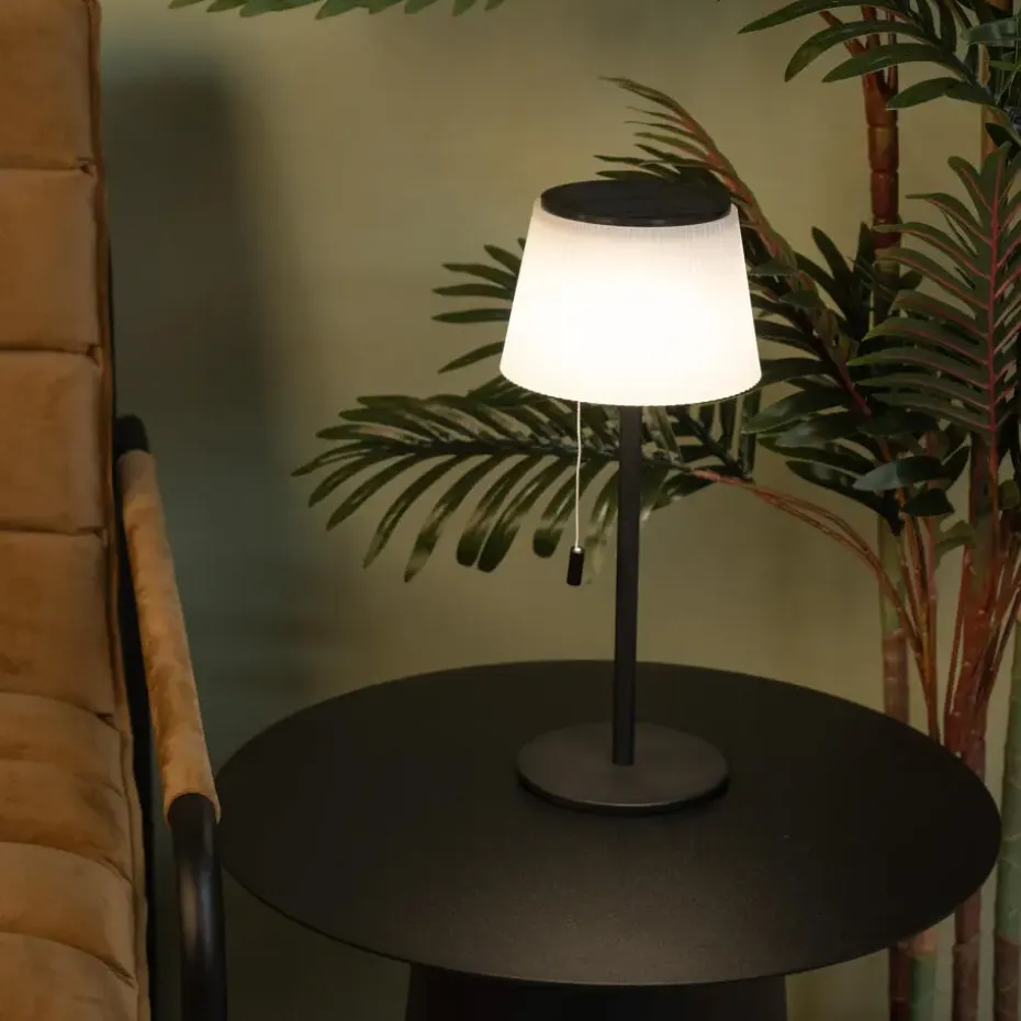 EGLO Scordiano Tafellamp - Solar - 38 cm - Zwart