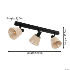 EGLO Seagard Spot - E14 - 52 cm - Crème - Kantelbaar