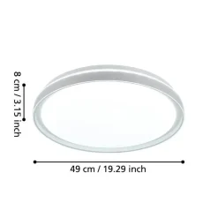 EGLO Seluci Plafonnière - LED - 49 cm - Wit