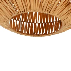 EGLO Sheldon Plafondlamp - E27 - Ø 38 cm - Bruin/Zwart - Papier