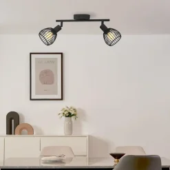 EGLO Sonnino Spot - E14 - 36,5 cm - Zwart