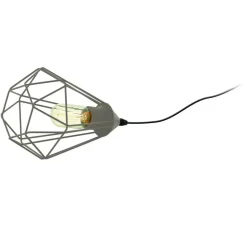 EGLO Tarbes tafellamp - E27 - Ø 17,5 cm - Grijs