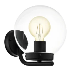 EGLO Taverna Wandlamp - E27 - 20 cm - Zwart