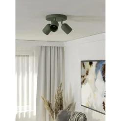 EGLO Tilston Spot - E14 - Ø 25 cm - Groen - Kantelbaar