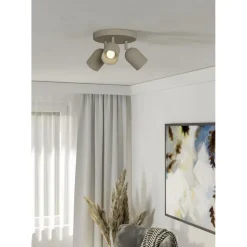 EGLO Tilston Spot - E14 - Ø 25 cm - Zandkleur - Kantelbaar