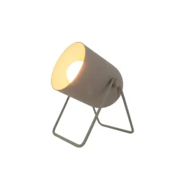 EGLO Tilston Tafellamp - E14 - 14.5 cm - Zandkleur - Kantelbaar