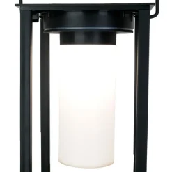 EGLO Usigni Solar Tafellamp - 28 cm - Zwart/Wit