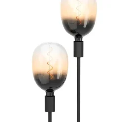 EGLO Valdemoro Vloerlamp - E27 - 110,5 cm - Zwart - Staal