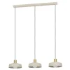 EGLO Valdiola Hanglamp - E27 - 93 cm - Beige/Goud - Staal