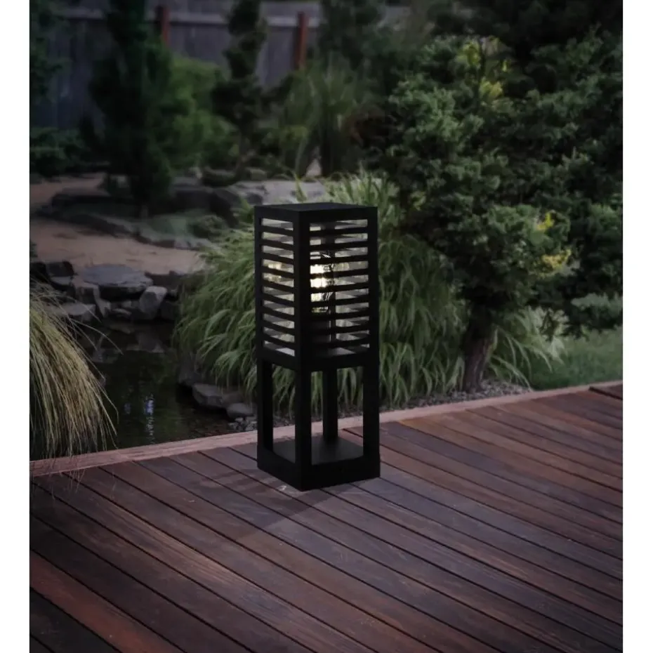 EGLOAlamonte3SokkellampBuiten-E27-45cm-Zwart