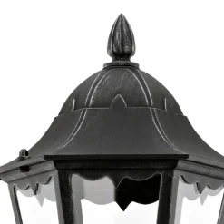 EGLONavedoWandlampBuiten-E27-42,5cm-Sensor-Zwart