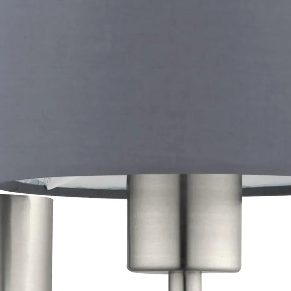 EGLOPasteri-Wandlamp-1Lichts-Nikkel-Mat-Grijs