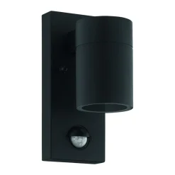 EGLORiga5WandlampBuiten-Sensor-GU10-16,5cm-Sensor-Zwart