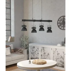 EGLOShirebrookHanglamp-E27-100cm-Zwart