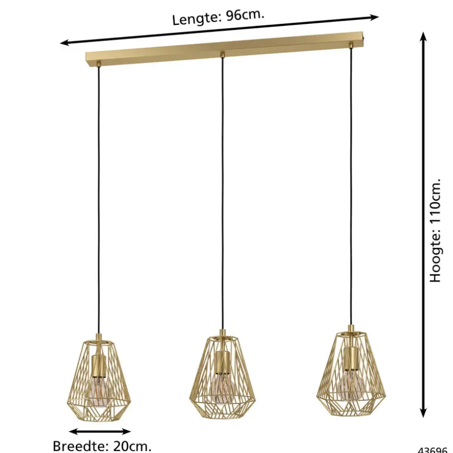 EGLOStypeHanglamp-E27-96cm-Goud