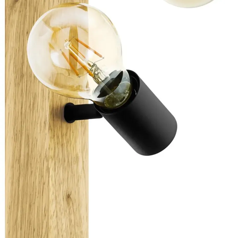 EGLOTownshend3Spot-3lichts-E27-Bruin-Zwart