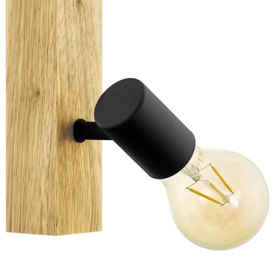 EGLOTownshend3Spot-3lichts-E27-Bruin-Zwart