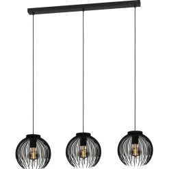 EGLOVenezuela-AHanglamp-E27-93,5cm-Zwart