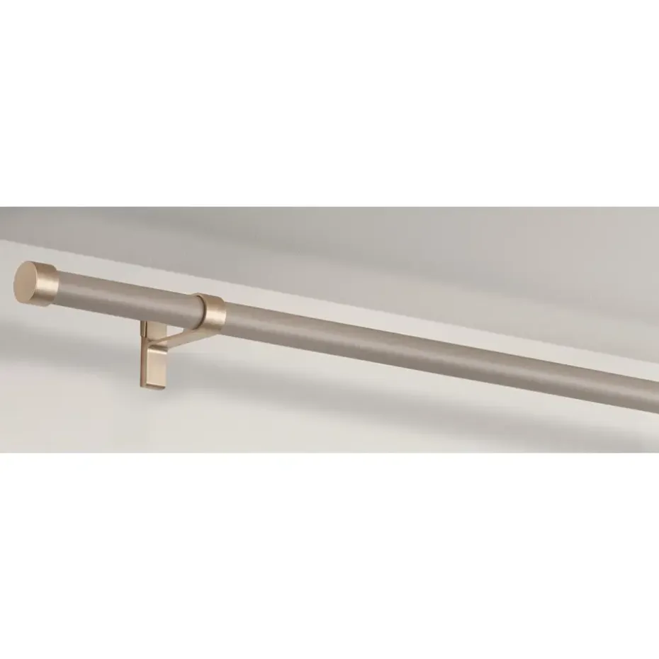 Eindknop gordijnroede - roze Ø28 mm - S/2 (2016357)