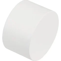 Eindknop gordijnroede - wit Ø28 mm - S/2 (2016375)