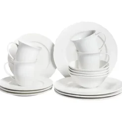 ELDERBERRY - Servies set van 16 - Wit - Porselein